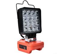 Luce ricaricabile del lavoro di 20V LED con compatibilità di USB-C e luminosità regolabile per i requisiti di illuminazione on-the-go