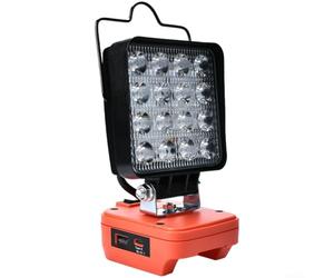 Luce ricaricabile del lavoro di 20V LED con compatibilità di USB-C e luminosità regolabile per i requisiti di illuminazione on-the-go