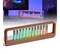 Luce ritmica musicale, analizzatore di spettro audio con 240 perline a LED, luminosità regolabile, perfetta per studio e sala giochi