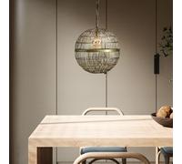 Luce Sala da Pranzo Lampada a Sospensione LED Sfera Maglia Metallica [EEK: E]