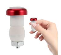 Luce Segnalazione LED per Manubrio Bici, 2 Pezzi in Lega di Alluminio | Rosso, Emissione Termica Ridotta, Prestazioni Stabili, Inserto Terminale Manubrio