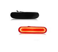 luce segnale dinamica Luci Posizione Laterali Anteriori Ambrate/bianche Posteriori Rosse Paraurti Auto Per Civic Si EP3 3 Porte Indicatori Direzione 12 V T10 luce segnalazione(2pcs Red)
