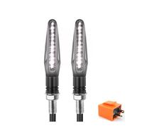 Luce Segnale Freno Coppia Indicatori Di Direzione Per Moto Ambra Motocross Acqua Corrente 12V Relè Indicatore Luci Lampeggianti Lampada Accessori