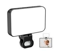 Luce Selfie - Clip Ricaricabile A 360 ° Sulla Lampada Per Trucco, Regolazione Della Luminosità Con Funzione Di Riempimento, Luce Ad Anello Portatile Per Viaggi Di Video In Studio, 3.94x3.35x1.57 Polli