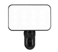 Luce Selfie Portatile A LED, Lampada Di Riempimento Ricaricabile, 10 Cm, Anello Per Il Trucco, Luce Vlogging, Caratteristica Di Potenziamento Della Luminosità, Design Pronto Per Viaggi, Per Lo Streami