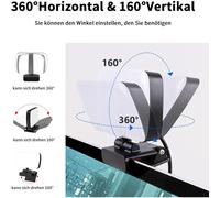 Luce selfie portatile con attacco magnetico, design a clip per telefono, laptop, tablet, videoconferenze, trasmissioni in diretta, 3 modalità di