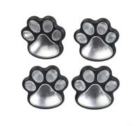 Luce solare a forma di zampa di gatto, confezione da 4, per esterni, con stampa a artiglio, impermeabile, luce ambientale, illumina automaticamente il crepuscolo, prato, vialetto e animali domestici