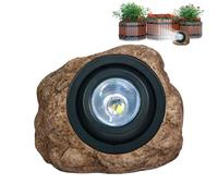 Luce Solare A LED Outdoor - Elegante Lampada In Pietra Imitazione | Luci Da Giardino A Energia Solare | Illuminazione Decorativa Per Paesaggi A Led Adatto Per Percorsi, Arredamento Del Cortile E Illum