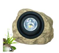 Luce Solare A LED Outdoor - Elegante Lampada In Pietra Imitazione | Luci Da Giardino A Energia Solare | Illuminazione Decorativa Per Paesaggi A Led Adatto Per Percorsi, Arredamento Del Cortile E Illum