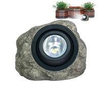 Luce Solare A LED Outdoor - Elegante Lampada In Pietra Imitazione | Luci Da Giardino A Energia Solare | Illuminazione Decorativa Per Paesaggi A Led Adatto Per Percorsi, Arredamento Del Cortile E Illum