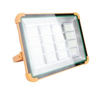 Luce Solare a LED Portatile, 300W 25000LM 10000 MAh LED Ricaricabile a LED Ricaricabile con 4 modalità, 448 LED, 20 Ore di Utilizzo, Illuminazione del Cantiere a LED Solare