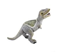 Luce solare all'aperto della statua del dinosauro del giardino e del prato inglese con il materiale della resina e l'illuminazione notturna a risparmio energetico LED