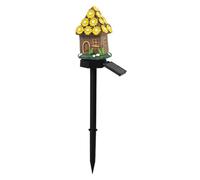 Luce solare da fiaba a forma di fungo, paesaggio, vialetto, impermeabile, a LED, per esterni, lampada da prato, decorazione per il cortile, per la primavera, giardino, passerella, patio, cortile (Gial