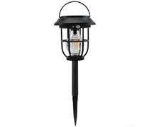 Luce solare del giardino LED caldo automatico su IP55 impermeabile | Sensore automatico dal tramonto all'alba, luce ambiente caldo, nessuna bolletta elettrica, ricarica, facile installazione