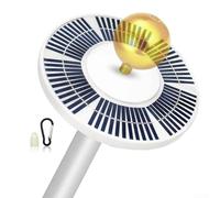 Luce solare di palo della bandiera di alta efficienza 136 LED luminosi per mostrare la vostra bandiera di notte