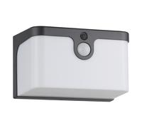 Luce Solare Esterno Moderna Croara Policarbonato Grigio E Bianco Led