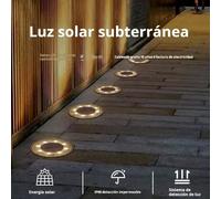 Luce Solare Incassabile Autrucker IP68, Luce Calda, Pack 4