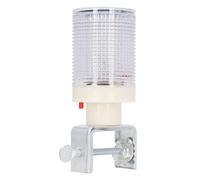 Luce Solare LED Lampeggiante Alta Luminosità, Allarme con Luce Stroboscopica Rosso Blu per Pannello Solare, Segnale di Avvertimento Esterno, Luci di Sicurezza per Giardino e Cantiere