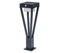 Luce Solare LED OSRAM Wegeleuchte con Sensore Movimento 3000K IP44 Nero