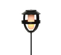 Luce solare Lumineo 898216 Nero Ferro 63 cm Effetto fiamma Torcia