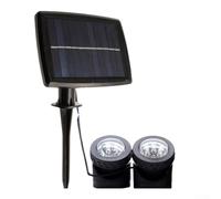 Luce solare sommergibile per laghetto con faretto regolabile a 90 gradi e design resistente alle intemperie, per uso esterno tutto l'anno (2)