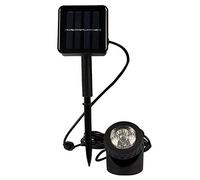 Luce solare subacquea per laghetto, impermeabile, lampada sommergibile, 6 LED, luce per acquario, per giardino, vialetto, cortile, portico, passerella, piscina, patio