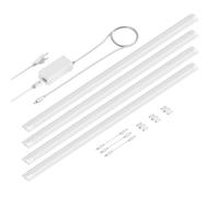 Luce sottopensile a LED SIRIS bianco opaco piatto 90cm ciascuno 1044lm bianco