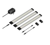Luce sottopensile a LED SIRIS flat 30cm ciascuna 368lm bianco caldo set di 3