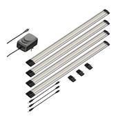 Luce sottopensile a LED SIRIS flat 50cm ciascuna 655lm bianco set di 4