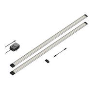 Parlat apparecchio sottopensile LED SIRIS, piatto, 90cm ciascuno, 1044lm ciascuno, bianco set di 2