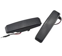 Luce specchietto laterale Per 5 Serie 5er Per E39 1995-2003 2PCS Indicatori Direzione Dinamici Posizione Laterali Che Scorre Sequenziale Lampeggiatore Styling(Smoky black)