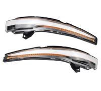 Luce specchietto laterale Per Benz Per La W205 Per E W213 S W222 Specchio Laterale Lampeggiante Ripetitore Lampeggiante Scorrimento Dinamico Segnale(Yellow-Crystal)