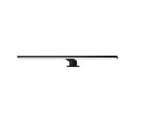 Luce specchio LED Dun 780 lm bianco neutro 60 cm nero Nero