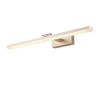 Luce Specchio per Tavolo da Spogliare Bagno Luce Specchio Oro Led Specchio Luce Anteriore Casa Bagno Illuminazione Lampada Impermeabile Angolo Anti-Nebbia/Warm Light