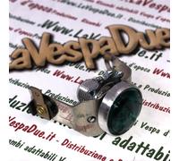 Luce spia verde completa con bordo alluminio per manubrio VESPA 125 GTR TS 150 S