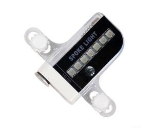 Luce Spicchi Bici ABS Impermeabile IPX5 Lunga Durata | Ricaricabile USB, 30 modelli dinamici, 14 ore luce, da ogni angolo, sicurezza notturna(1pcs)