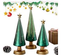 Luce stellare per albero di Natale | Decorazione natalizia in resina 3 pezzi - Forniture per feste natalizie,Decorazione per la casa auto e