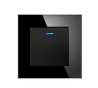 Luce Stile Lusso Per Casa Interruttore Singolo Controllo Guscio Vetro Temperato