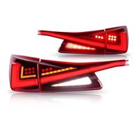 Luce Stop Freno Posteriore Coppia gruppi ottici posteriori LED auto per Lexus Is250 Is300 Is350 Isf 2006-2012 luce segnalazione freno parti fanali posteriori LED(Rosso)