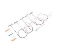 Luce Stradale Modellismo per 3v Calda con Resistenza Luce Stradale | Scala per z 1:200, luce calda, tubo acciaio, cavo saldato, nastro posteriore