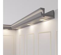 15 Metri + Angolo Profili Soffitto LED per Illuminazione Indiretta OL-50