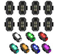 Luce stroboscopica a LED per drone, ricaricabile, per drone FAA per volo notturno, adatta per DJI Mini 4 Pro, Avata 2, Mini 4k, Air 3, Mavic 3 e tutti gli accessori per droni RC (8 pezzi)
