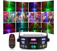Luce stroboscopica da discoteca con DMX, suono attivo e telecomando per eventi, karaoke, Natale e feste