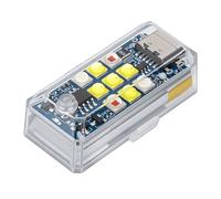 Luce Stroboscopica per Droni, Luce Anticollisione per DJI Lito 1/X1/Neo 2/ Avata 2/ Mini 4K/ Mini 5/4/ 3/ Mavic 4/3/ 2/ Air 3S Accessori, LED Luci per Aeromobili, Automobili e Motociclette(1 Pezzi)