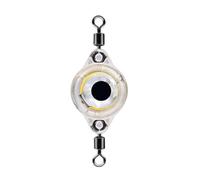 Luce subacquea a LED per pesca notturna, luce elettronica con design creativo, versatile, per avventure all'aperto, universale, adatta a tutte le età, robusta (bianco, 5 cm)