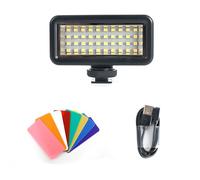 Luce subacquea della macchina fotografica subacquea Luce di riempimento per la macchina fotografica 40 M Lampada di immersione con ricarica 2500mAh Batteria Vlogging Attrezzatura di illuminazione