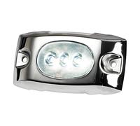 Luce subacquea LED bianco con cover inox 12/24V - 1 PZ Osculati - 13.276.10