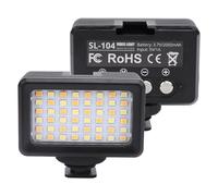 Luce Subacquea, Luce Subacquea Impermeabile da 131 Piedi Luce Video LED Ad Alta Potenza con Supporto per Slitta Fredda, Luce Subacquea Portatile per Action Camera