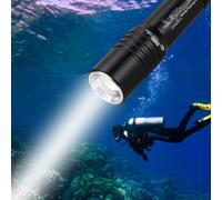 Luce subacquea scube impermeabile con interruttore a spinta coda ideale per chi