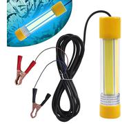 Luce subacquea super luminosa, 20 W 12 V 16000 lumen IP68 impermeabile LED sommergibile lampada per pesca notturna dock barca luce profonda goccia per crappie calamari shad gamberetti gamberi